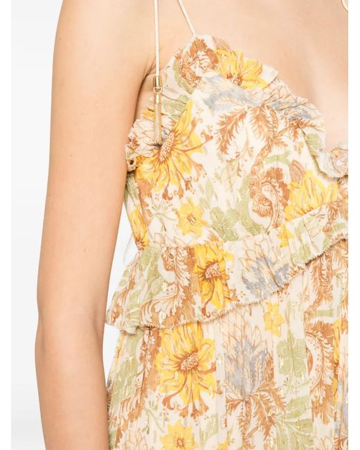 Zimmermann Metallic Daylight Playsuit