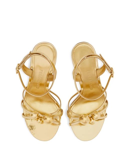 Ferragamo Metallic Shoes