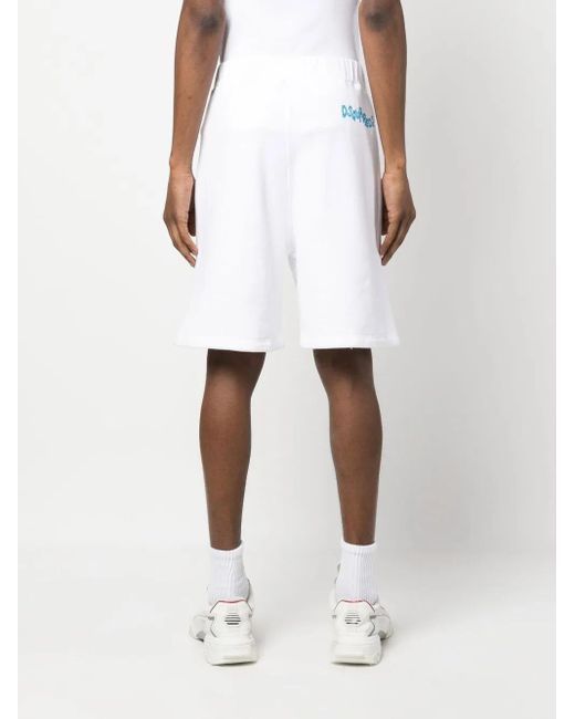 Bermudas Con Logo Estampado DSquared² de hombre de color White