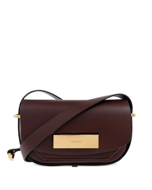AllSaints Brown Etta Crossbody Bag