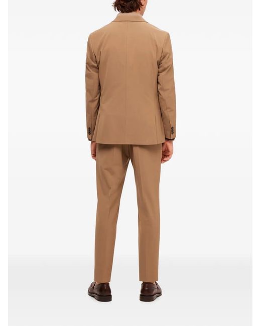 SELECTED Brown Slim-Fit Blazer for men