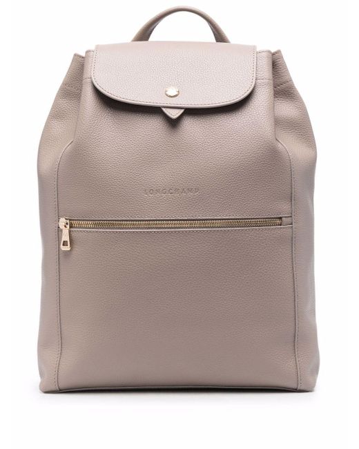 longchamp backpack grey