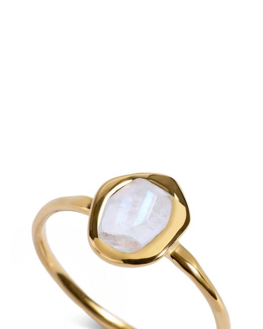 Monica Vinader Metallic Odyssey Moonstone Ring