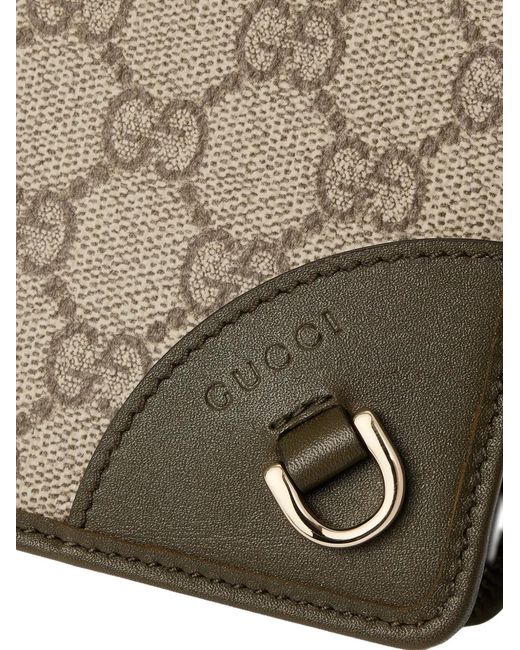 Gucci Gray Gg Emblem Chain Wallet