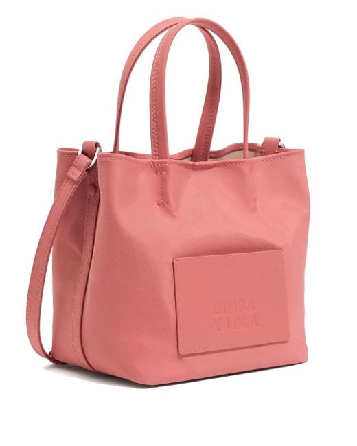 Borsa Tote Chihuahua Piccola di Bimba Y Lola in Pink