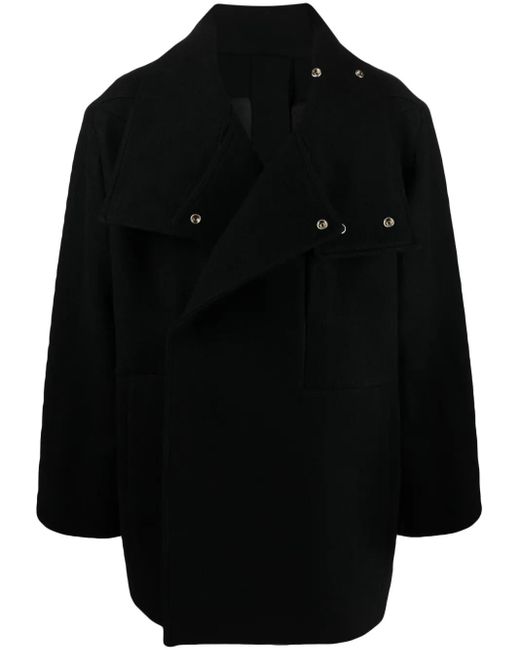Coats > double-breasted coats Rick Owens pour homme en coloris Black