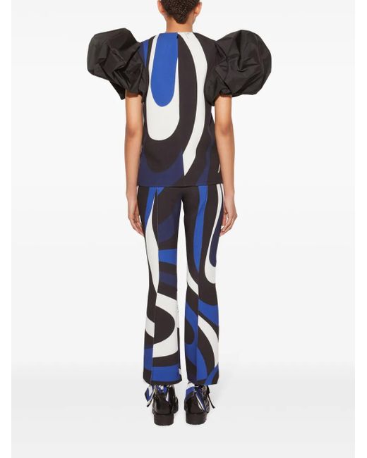 Emilio Pucci Blue Trousers