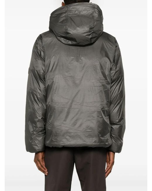 Rains Gray Ripstop Padded Waterproof Puffer Jacket for men