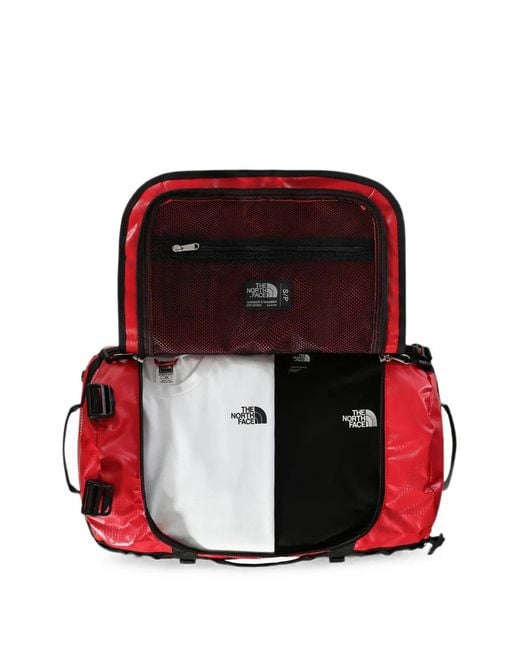 The North Face Red Small Base Camp Duffel Backpack