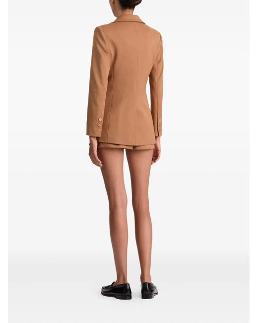 Alice + Olivia Breann Blazer Met Zijstreep in het Brown