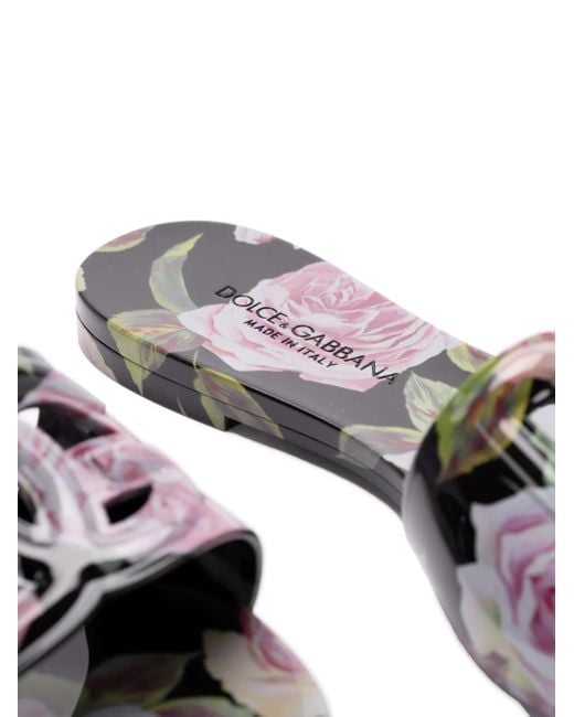 Dolce & Gabbana Pink Slide Sandal For