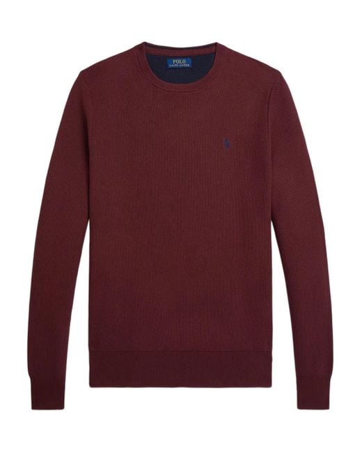 メンズ Polo Ralph Lauren ロゴ プルオーバー Red