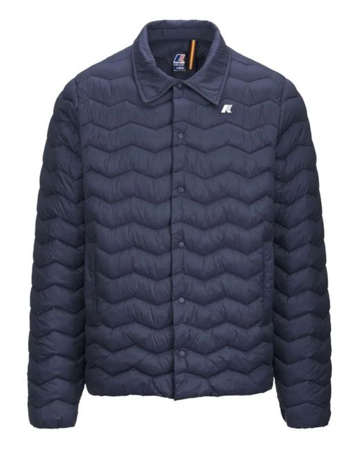 Chaqueta Bruno K-Way de hombre de color Blue