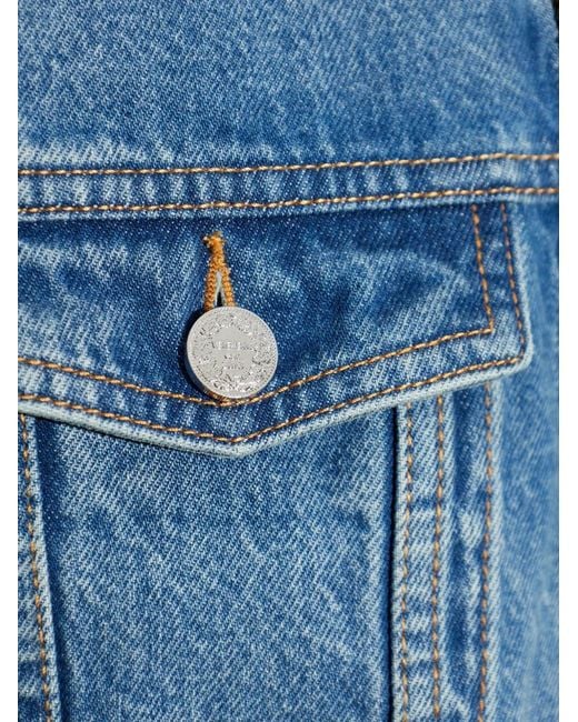 Vetements Blue Button-Up Jacket for men