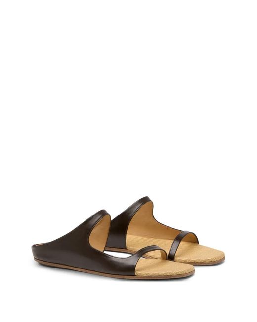 Marsèll White Double-Strap Flat Sandals