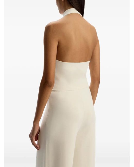 12 STOREEZ White Open-Back Top