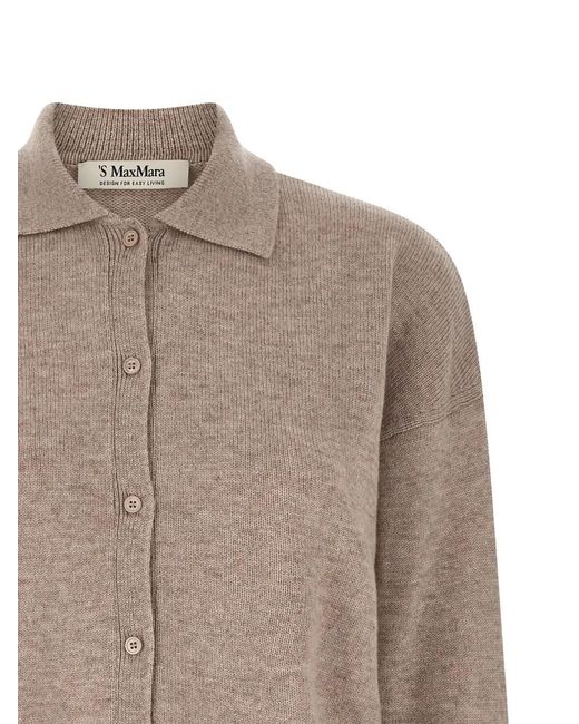 Max Mara Brown Smmgatti Sweaters And Cardigans