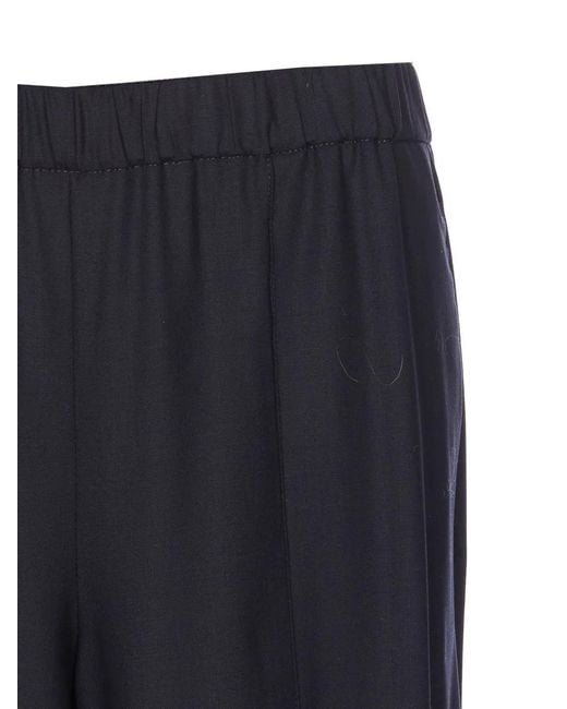 Fabiana Filippi Blue Elasticated-Waistband Trousers