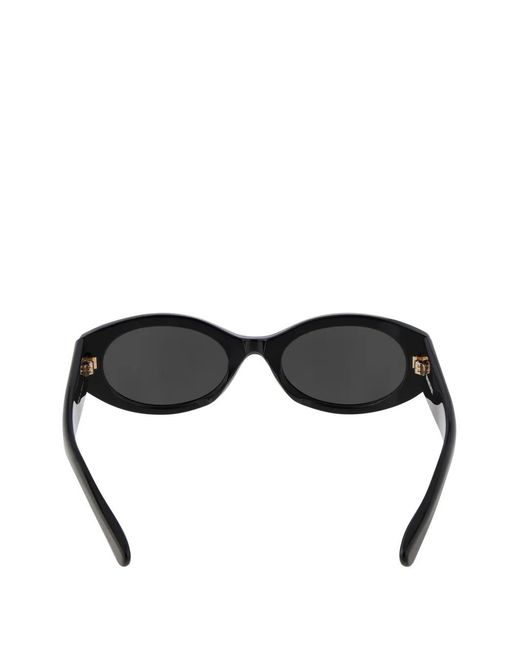 Balenciaga Black Nano Round Af Sunglasses