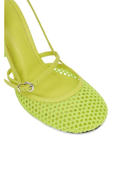 MSGM Yellow Pumps Mit Runder Kappe