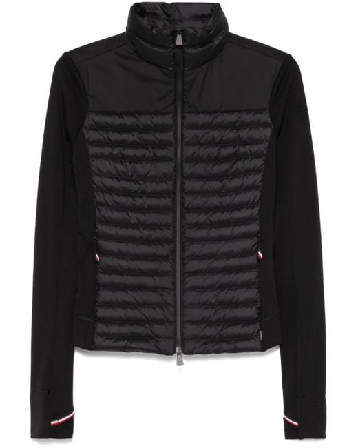 Moncler Black Padded Polartec Sweatshirt