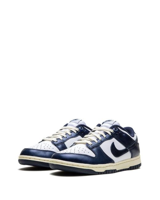 Nike Blue Dunk Low "vintage Navy" Sneakers