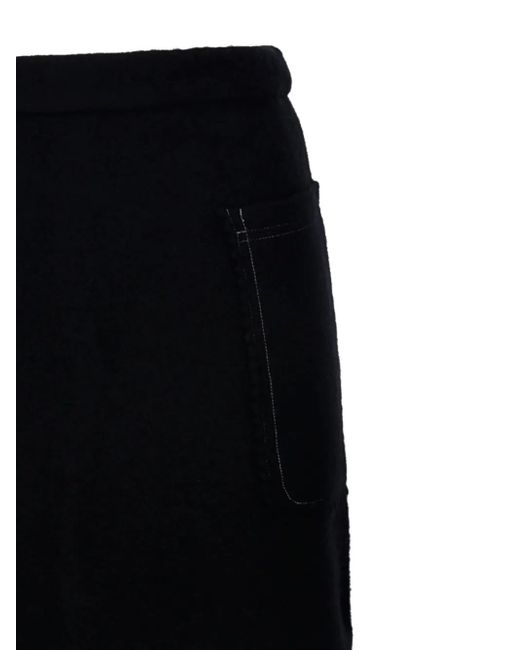 Max Mara Black Knitted Maxi Skirt
