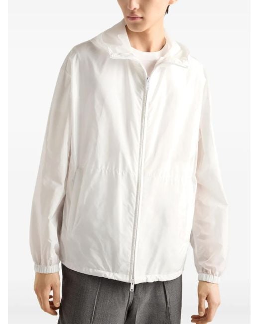 メンズ Prada ロゴ ジャケット White