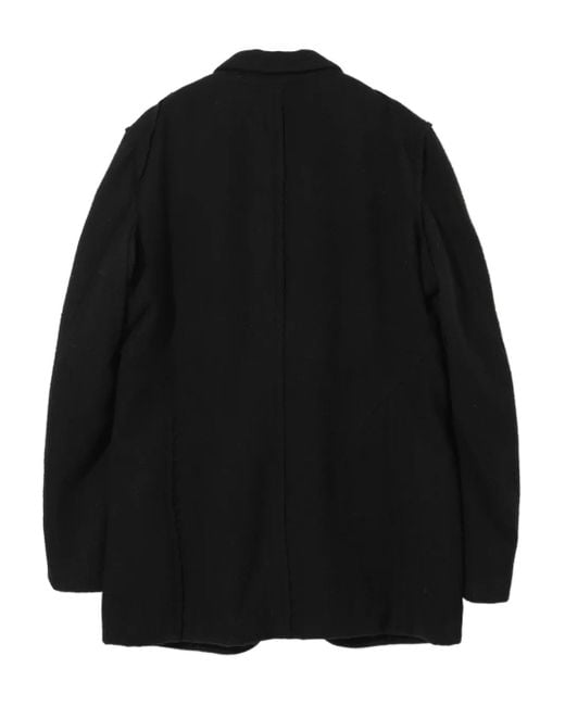 Undercover Black Single-Breasted Jacket for men