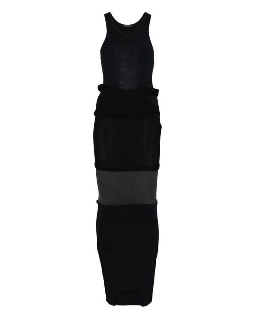 Balenciaga Black Ärmelloses Maxikleid
