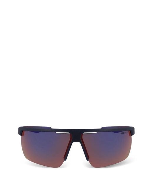 Nike Purple Windshield E Rectangle-Frame Sunglasses for men