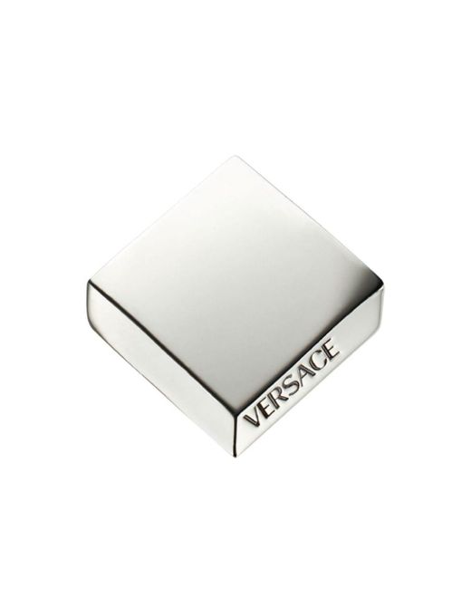 Versace Metallic Mosaic Logo Ring