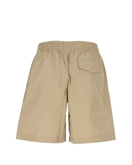 A.P.C. Natural Elasticated-Waist Shorts for men