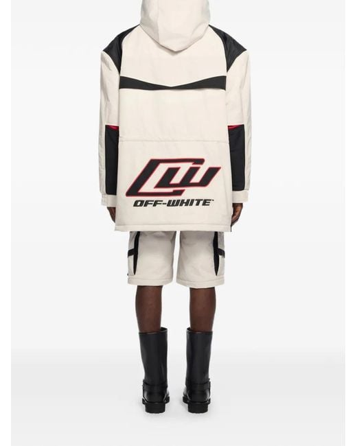 Off-White c/o Virgil Abloh Black Multiple-Pockets Parka for men