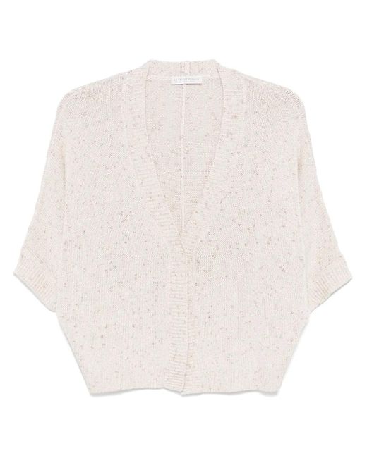 Le Tricot Perugia ルレックスディテール カーディガン White