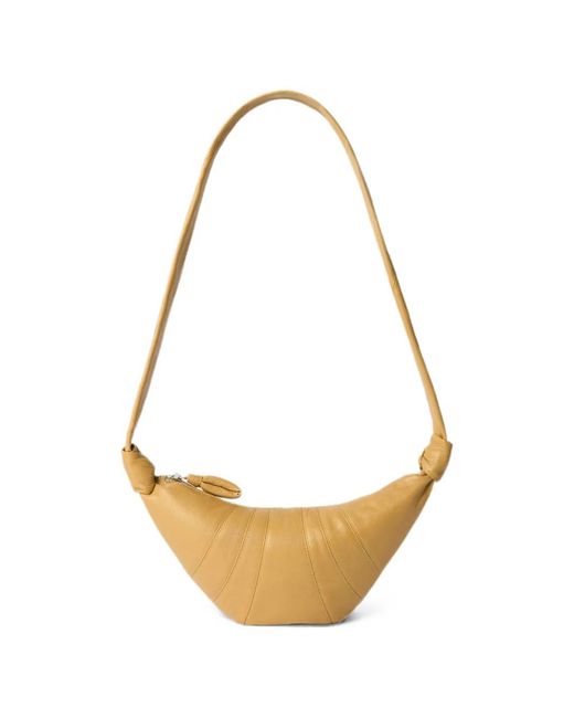 Lemaire White Small Croissant Bag