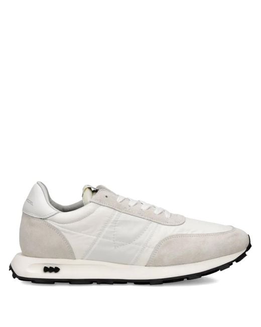 Philippe Model White Quilted Panel Sneakers for men