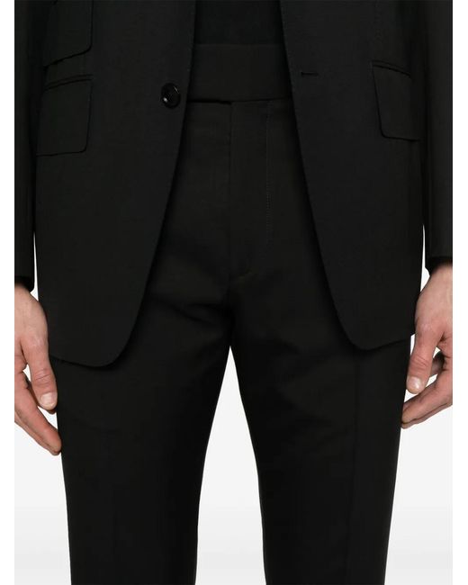 Tom Ford Black Single-Breasted Suit for men