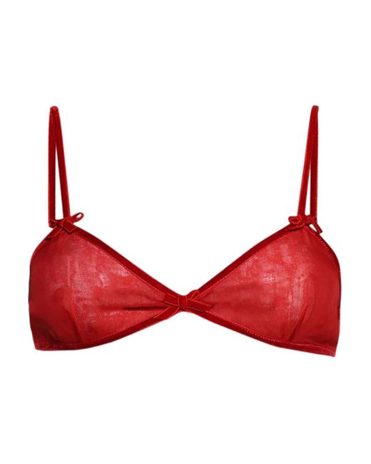 Valentino Garavani Red Paris Bra