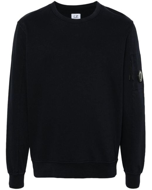 C P Company Blue Lens-detail Sweatshirt for men