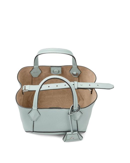 Jimmy Choo Blue Small Diamond Tote Bag