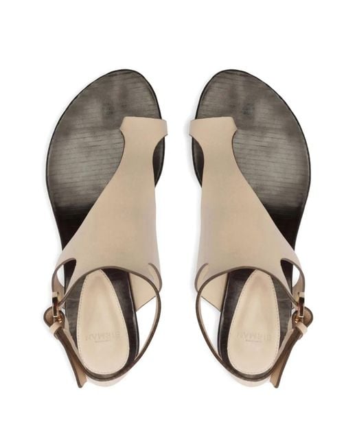 Alexandre Birman Natural 45Mm Eliah Block-Heel Sandals