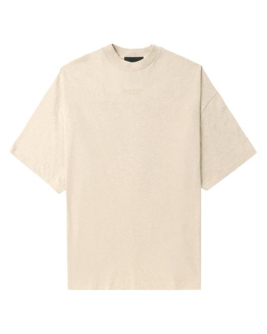 Fear Of God Natural Essentials Logo-applique Cotton T-shirt for men