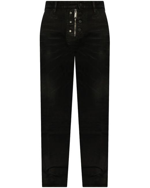 DSquared² Jeans Met Logopatch in het Black voor heren