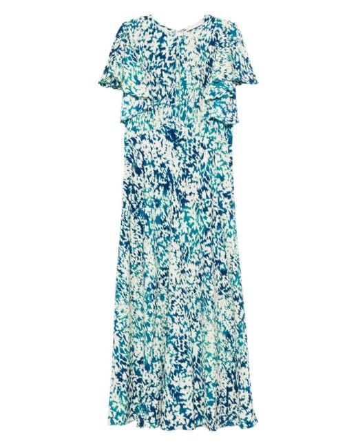 Vestido largo con volantes Ulla Johnson de color Blue