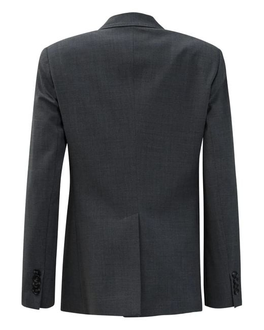 Semler Black Buttoned Blazer