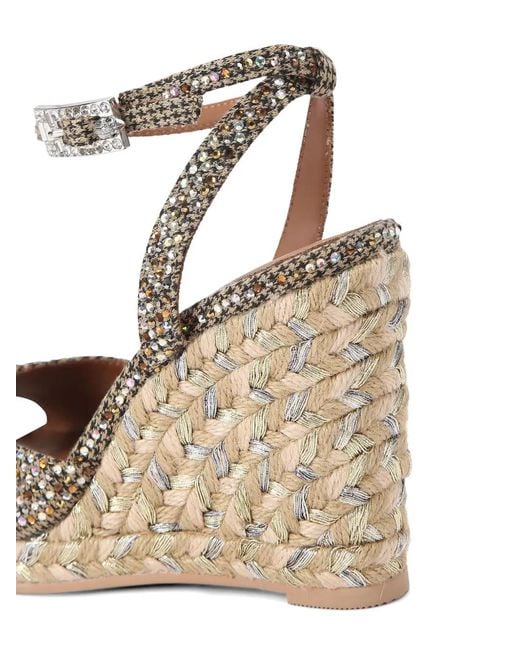 Kurt Geiger White Espadrille Wedge Heels