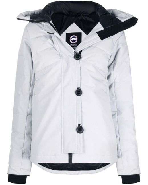 Plumífero Silverbirch con capucha Canada Goose de Pluma de oca de color  Gris | Lyst