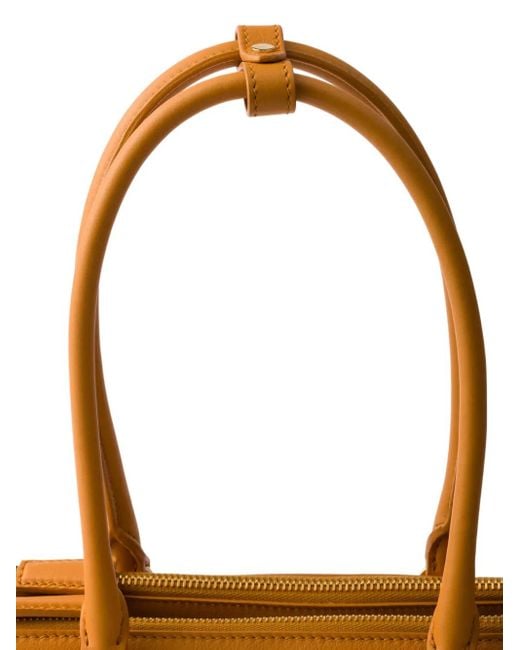 Prada Orange Sac Cabas Galleria Médium