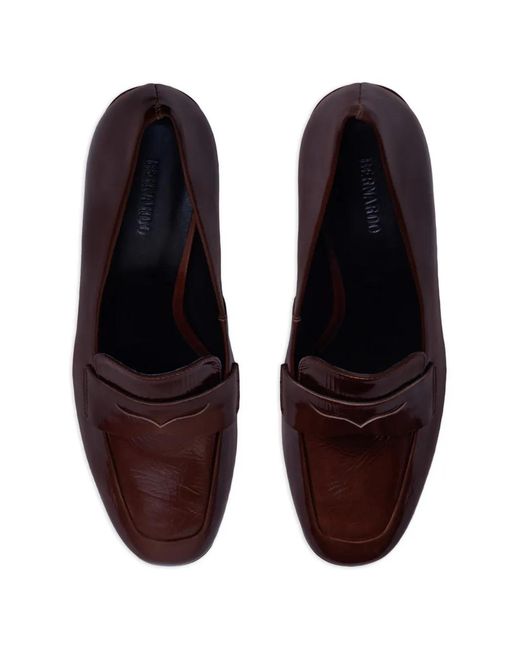 Bernardo Brown Nevaeh Leather Pumps